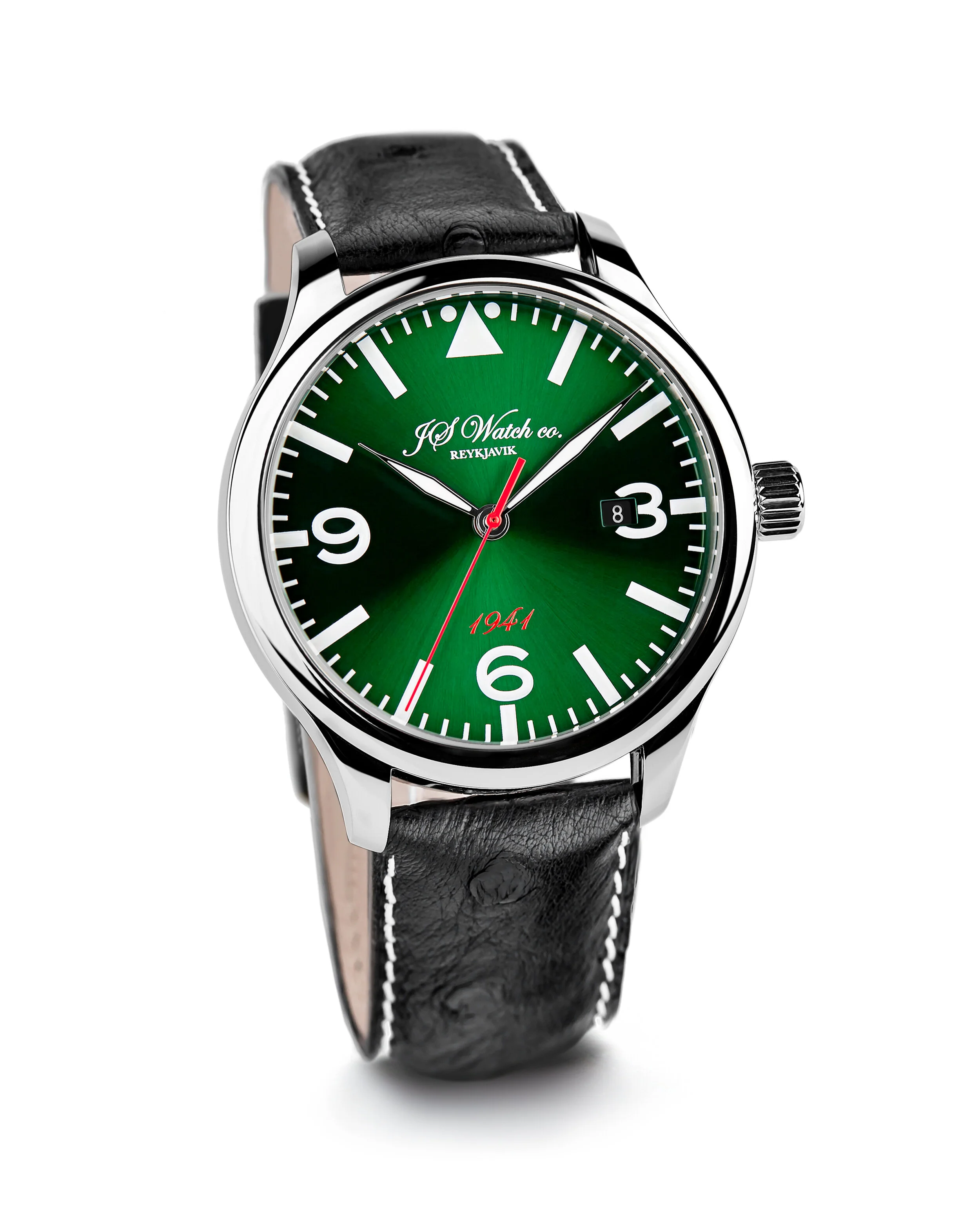 JS Watch Company Reykjavik — Frisland 1941 Green